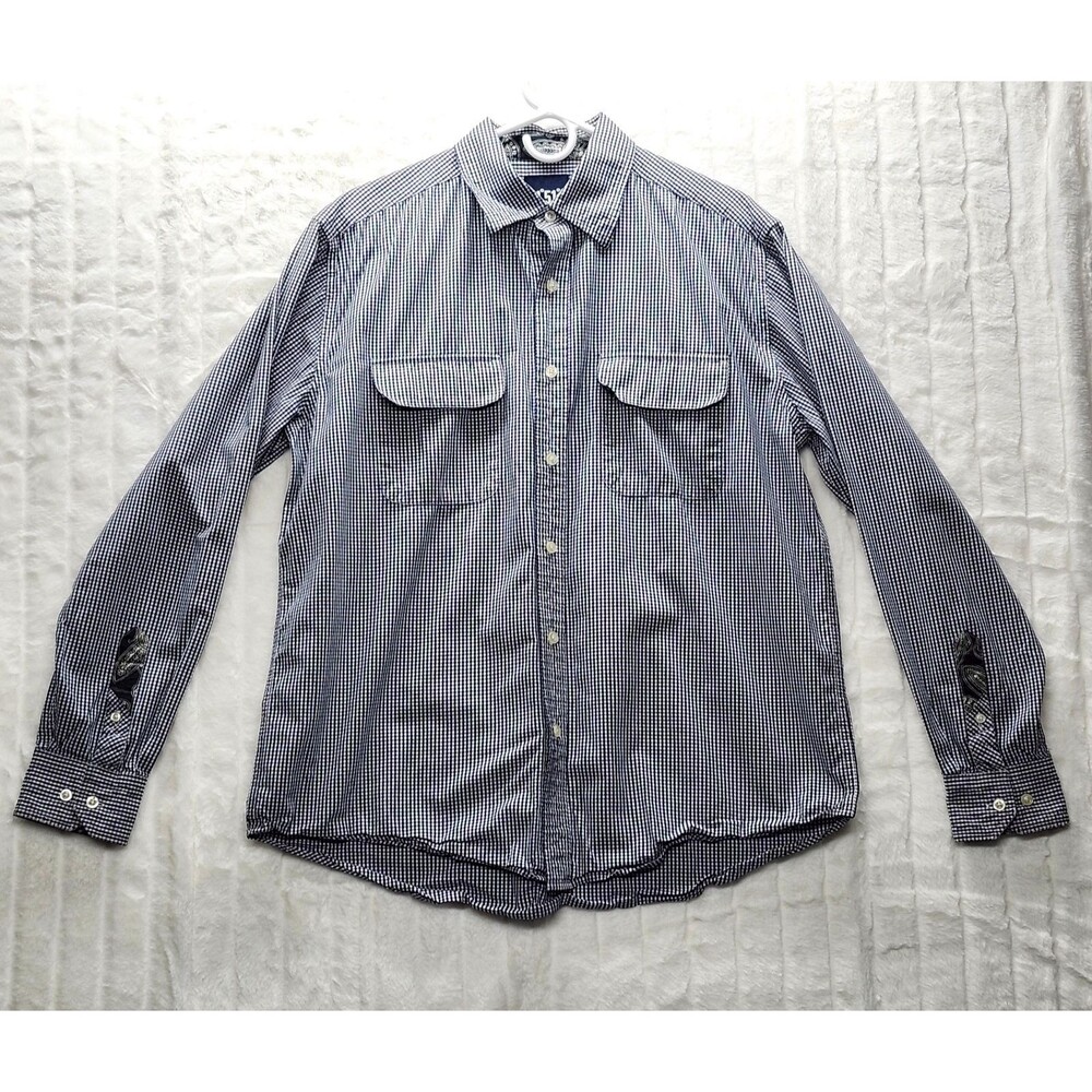 41 51 New York London Men’s Paisley Button Down Shirt Long Sleeve Size Large